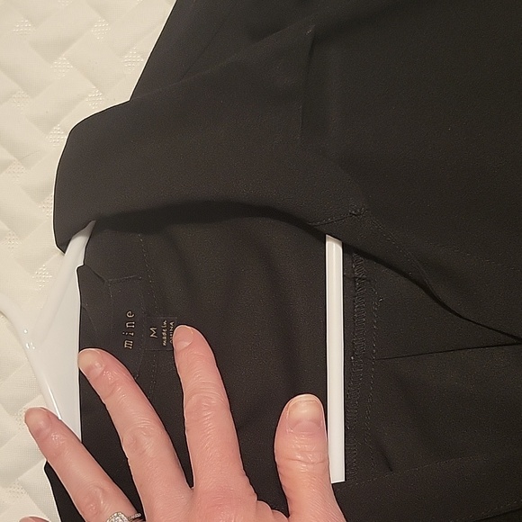 mine Black Button Up Blouse - Size M - Picture 2 of 4